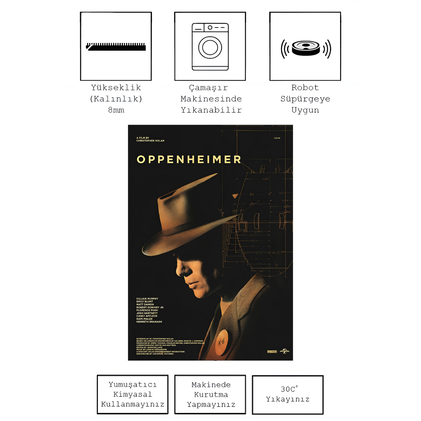 Oppenheimer , Rinteria halı