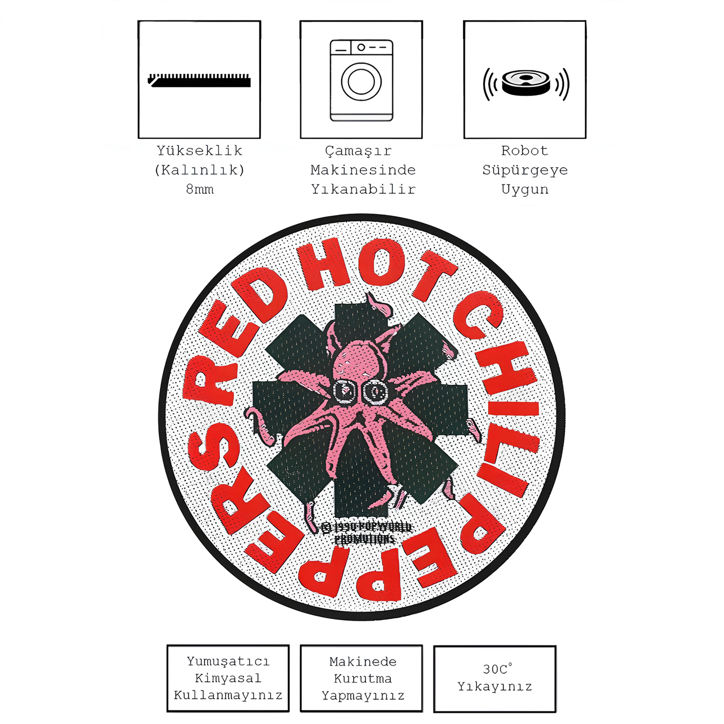 Red Hot Chili Peppers CD , Rinteria halı