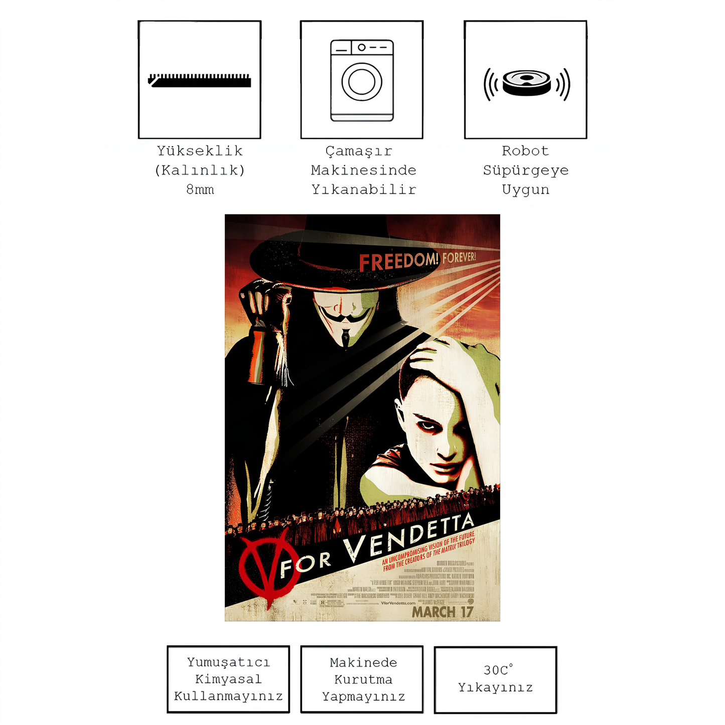 V For Vendetta , Rinteria halı
