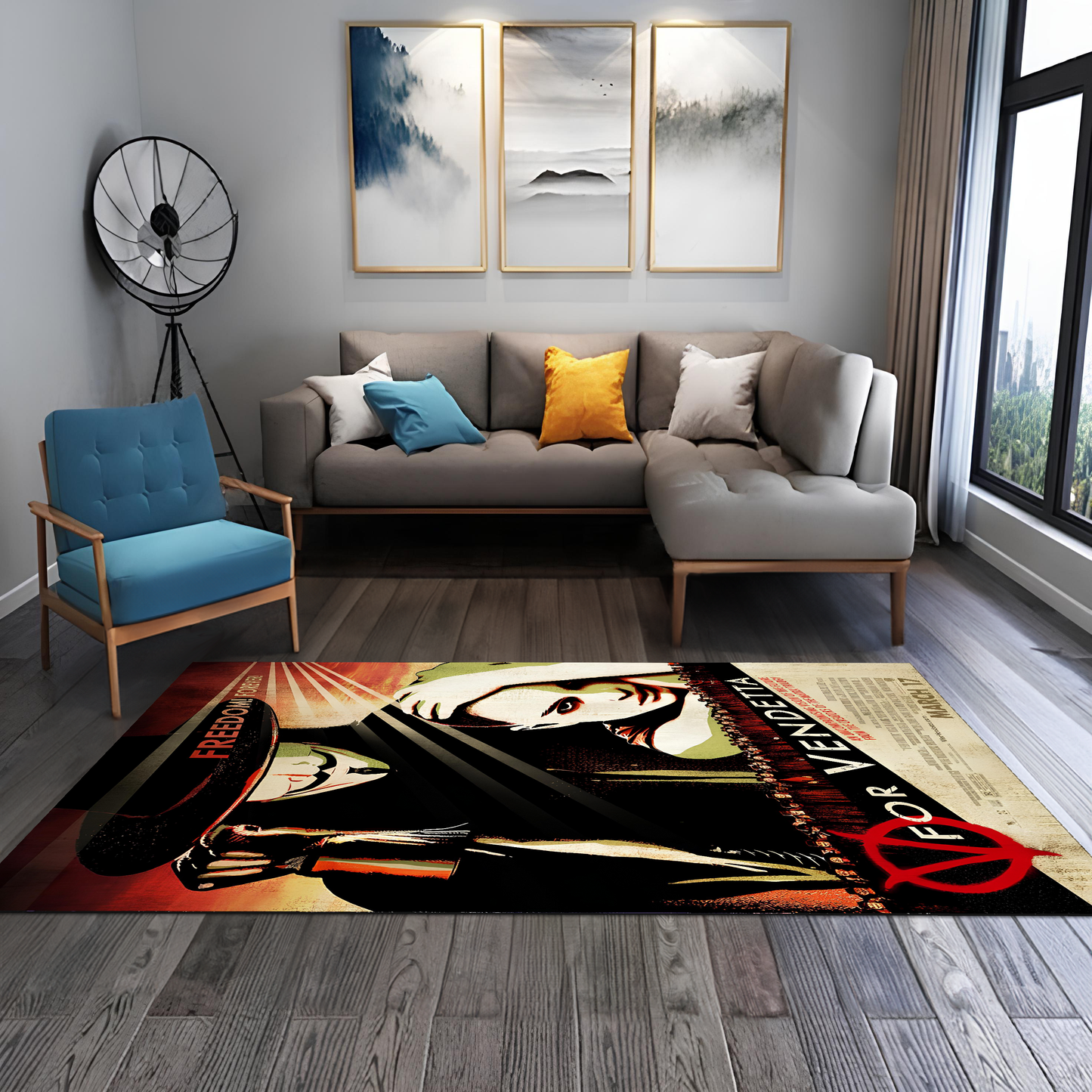 V For Vendetta , Rinteria halı