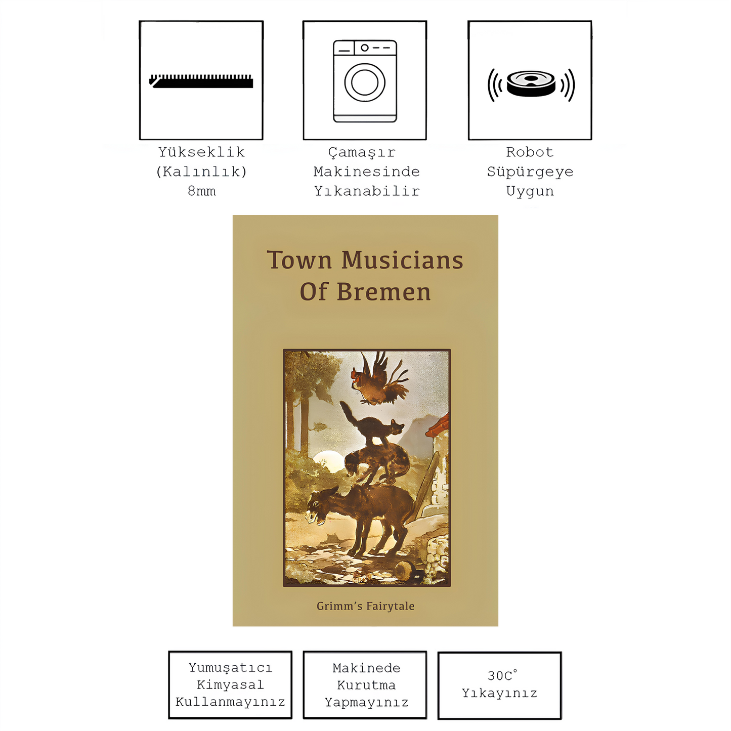Town Musicians Of Bremen-Bremen Mızıkacıları , Rinteria halı