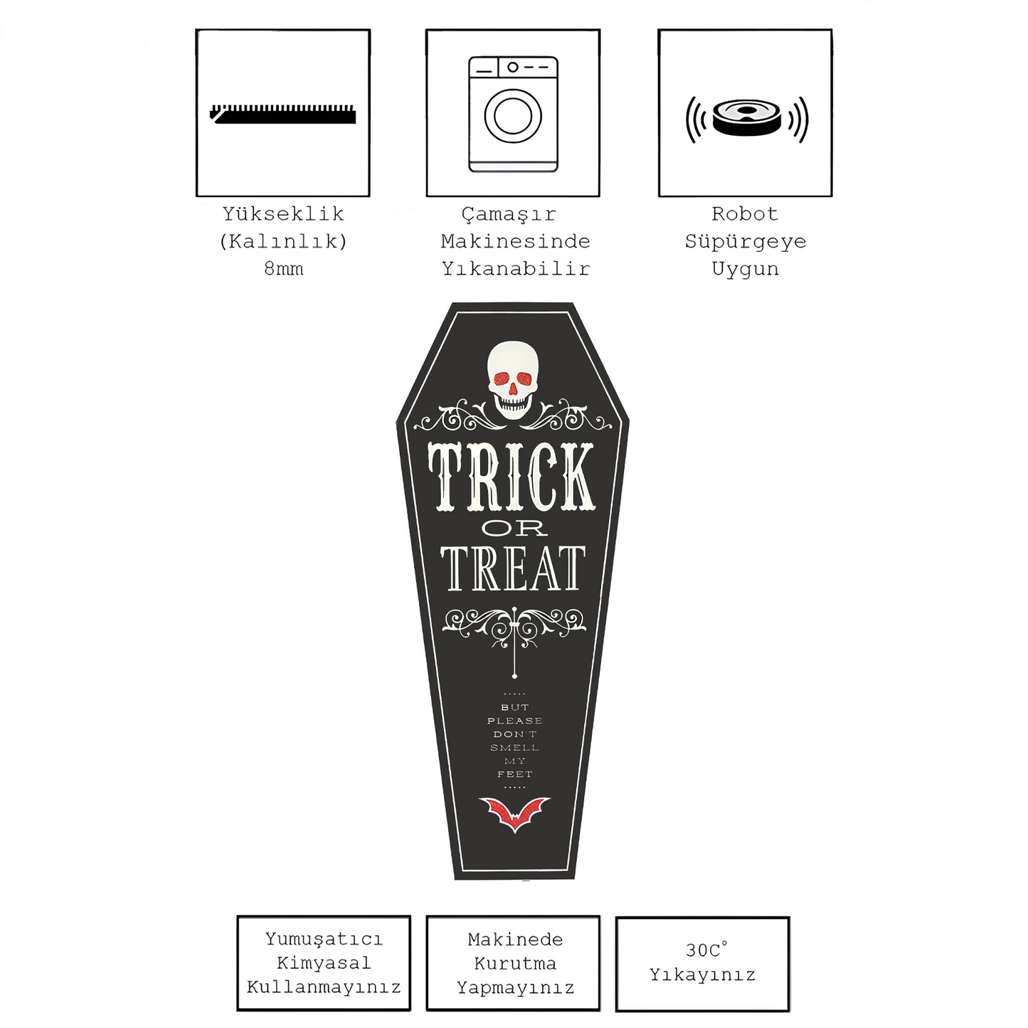 Halloween Tabut V6 , Rinteria halı