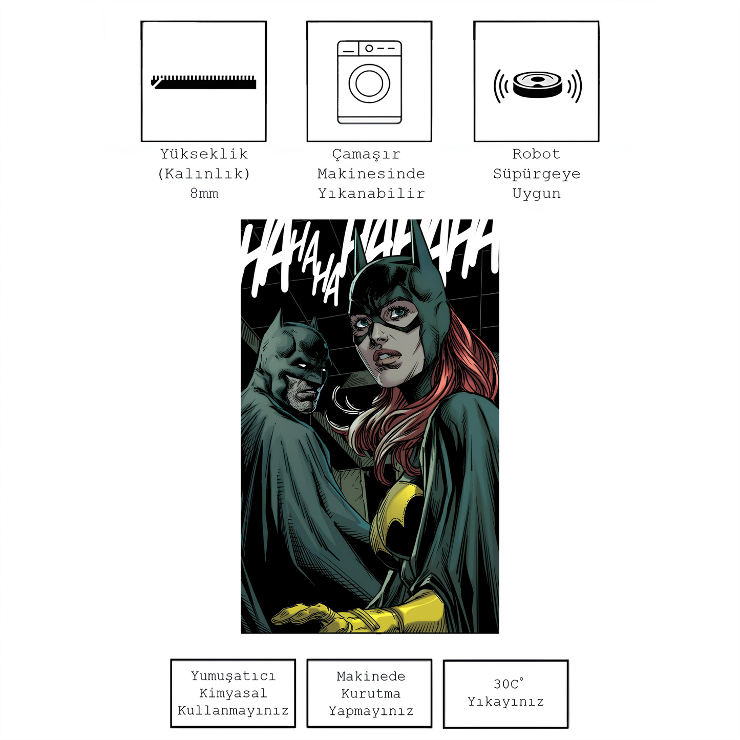 Batman & Batgirl comic , Rinteria halı
