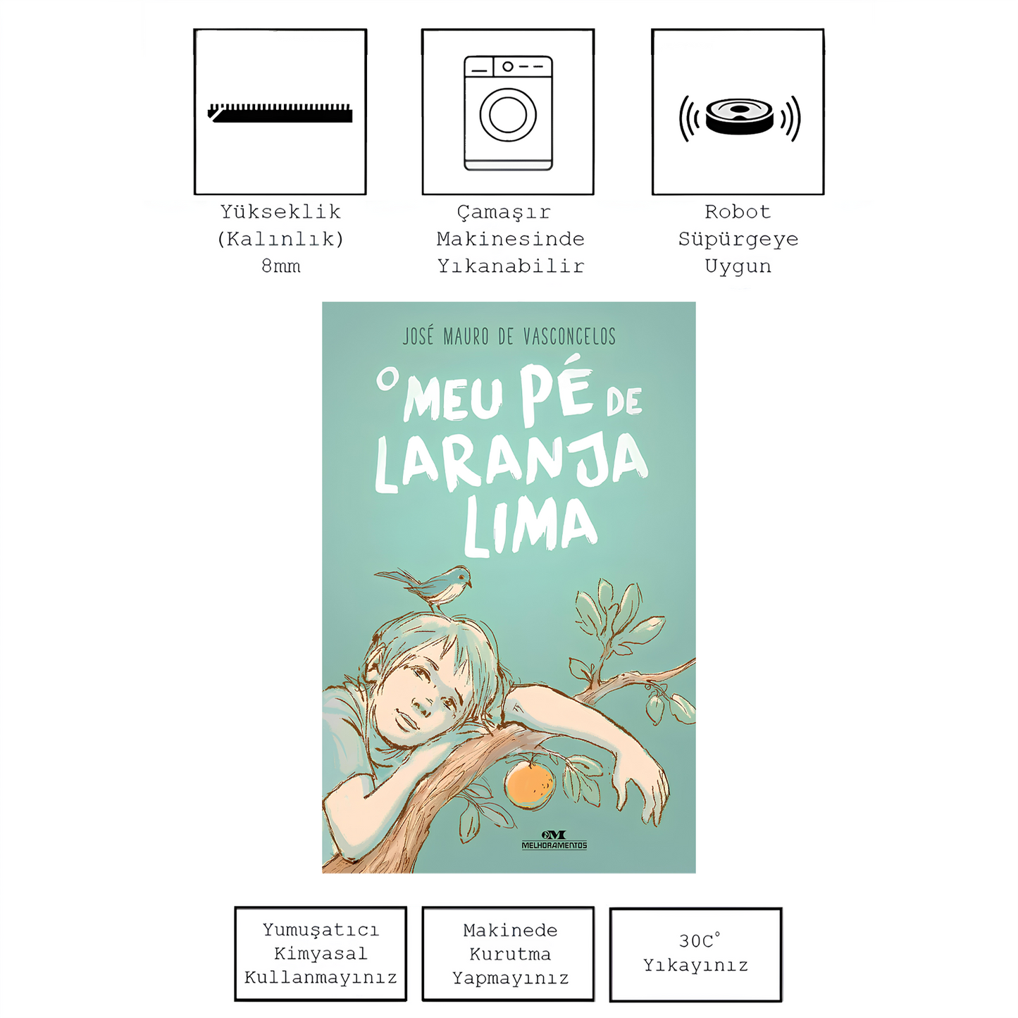 Meu Pé de Laranja Lima-Şeker Portakalı , Rinteria halı