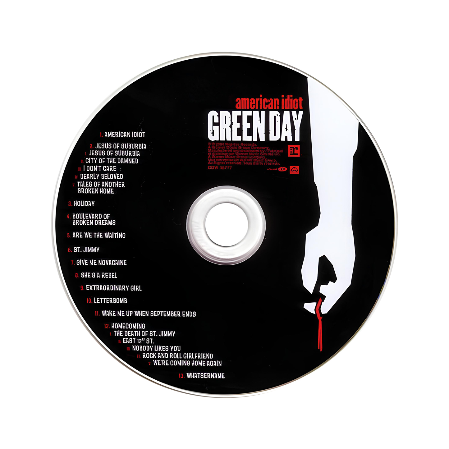 Green Day American Idiot CD , Rinteria halı