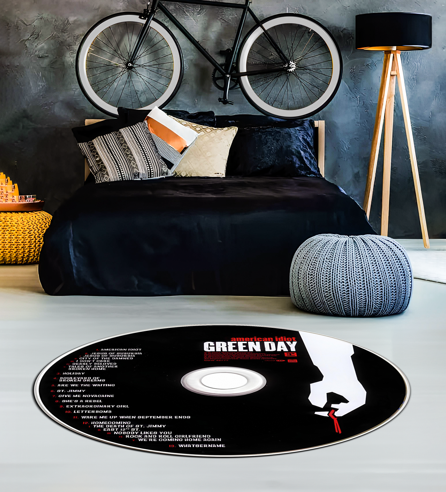 Green Day American Idiot CD , Rinteria halı