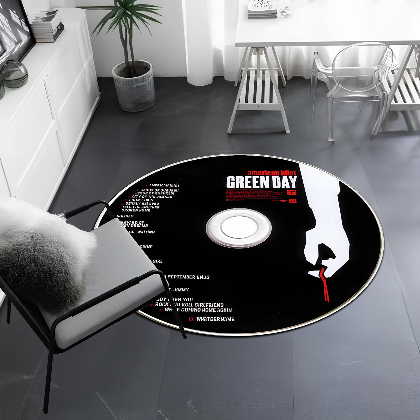Green Day American Idiot CD , Rinteria halı