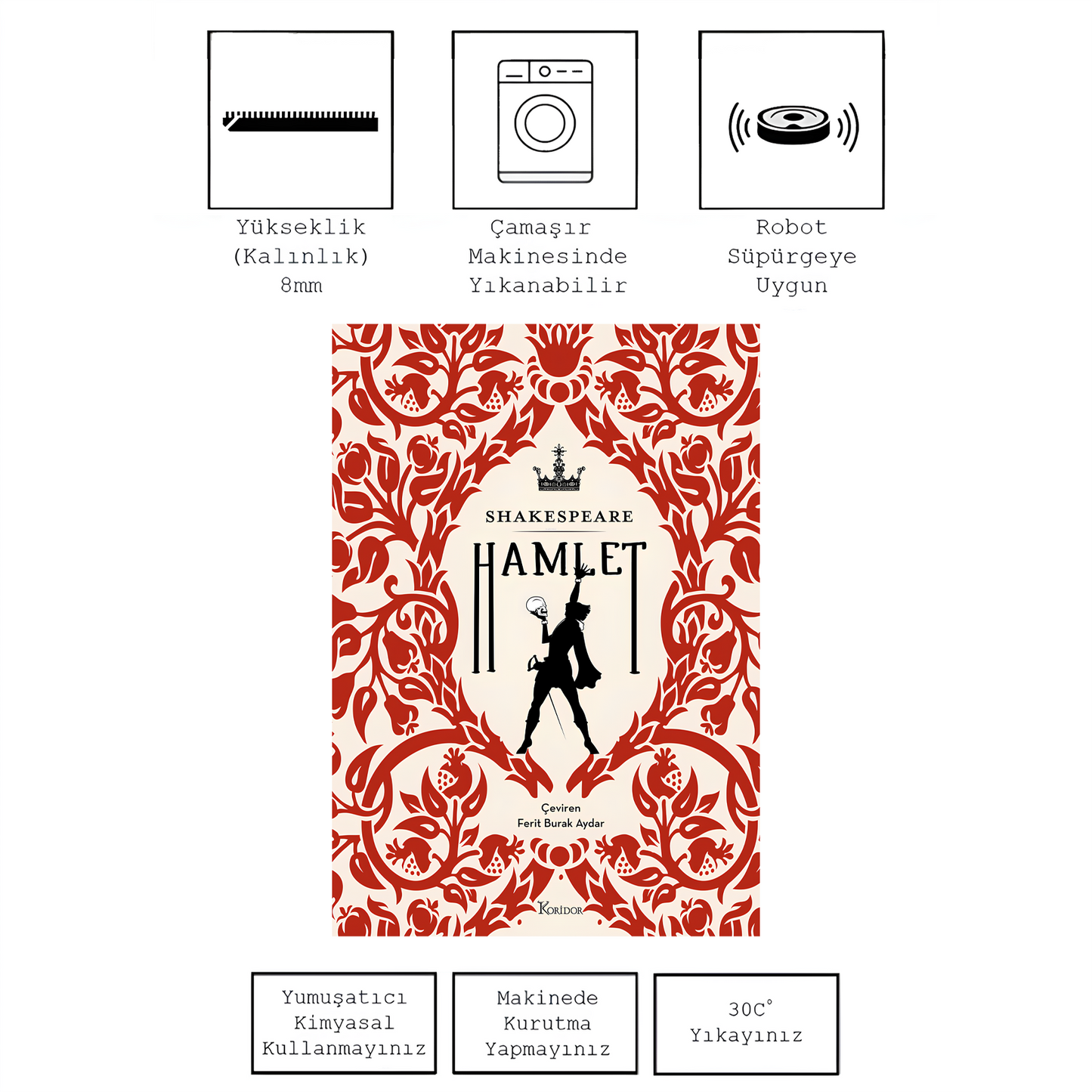Shakespeare Hamlet , Rinteria halı