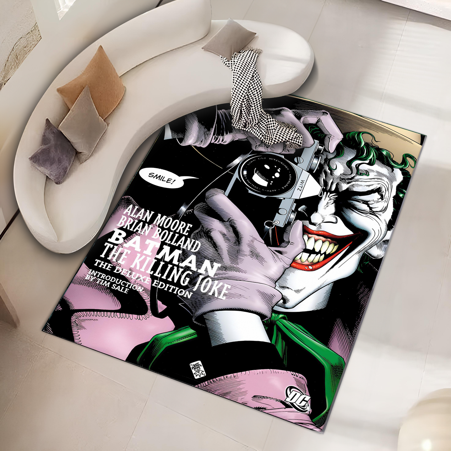 Batman the killing joke comic , Rinteria halı