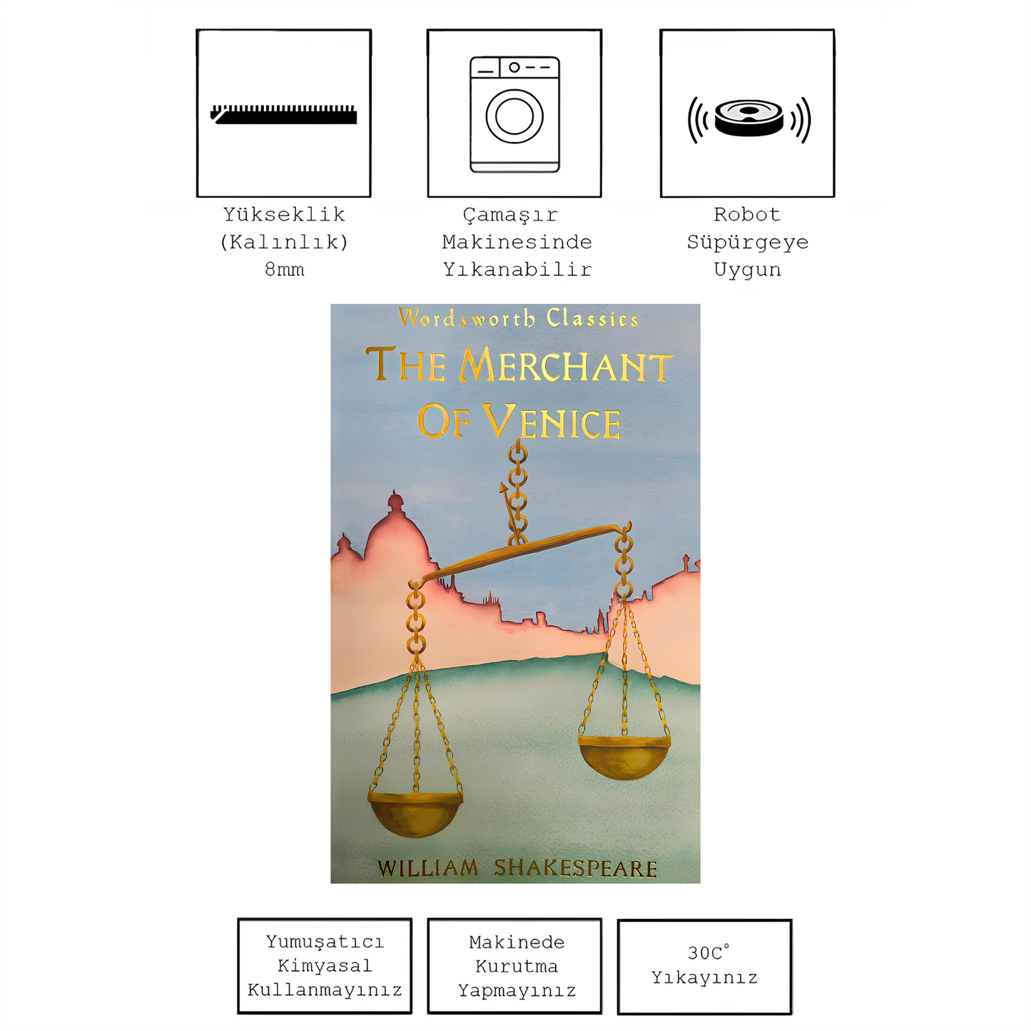 The Merchant of Venice-Venedik Taciri , Rinteria halı