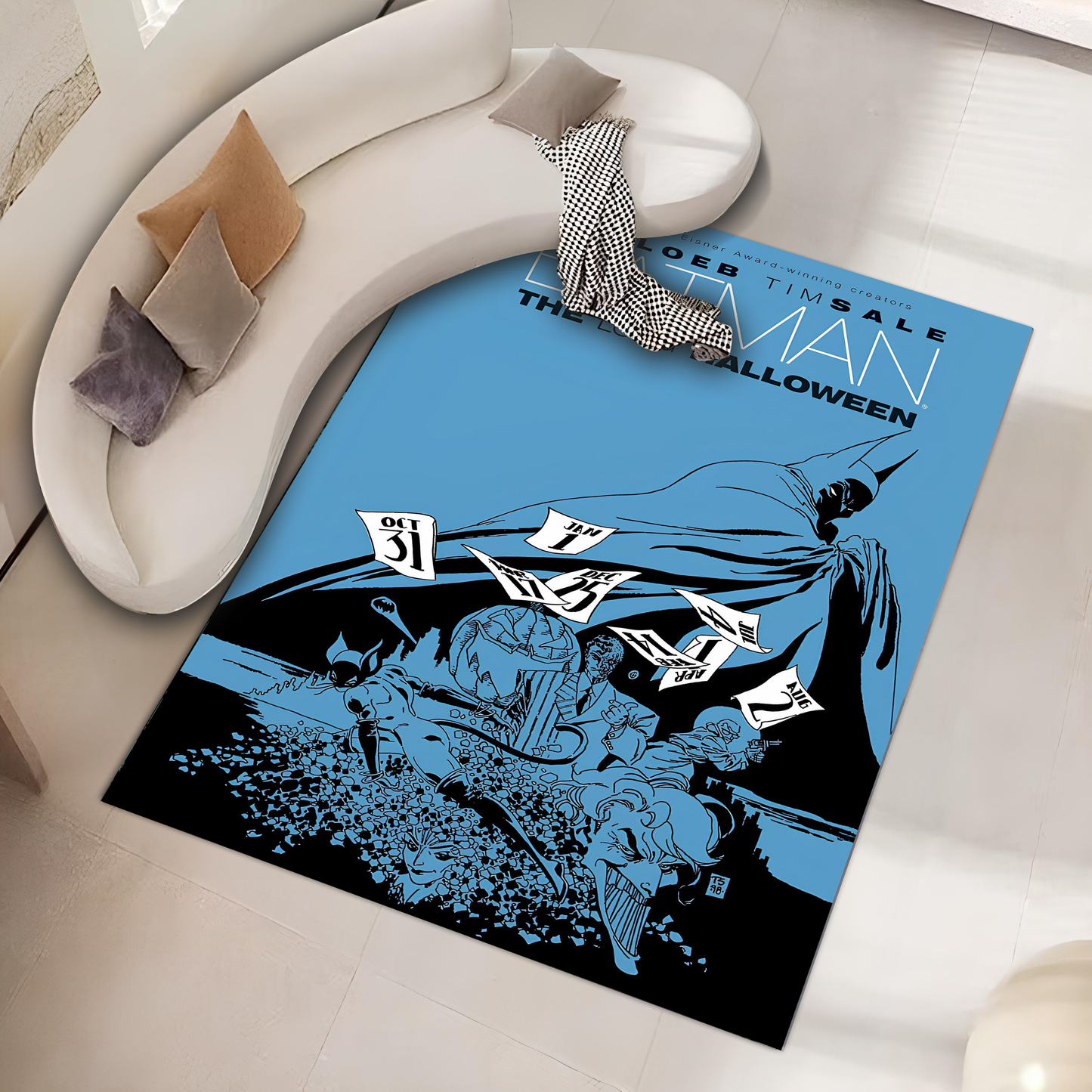 Batman the long halloween comic , Rinteria halı
