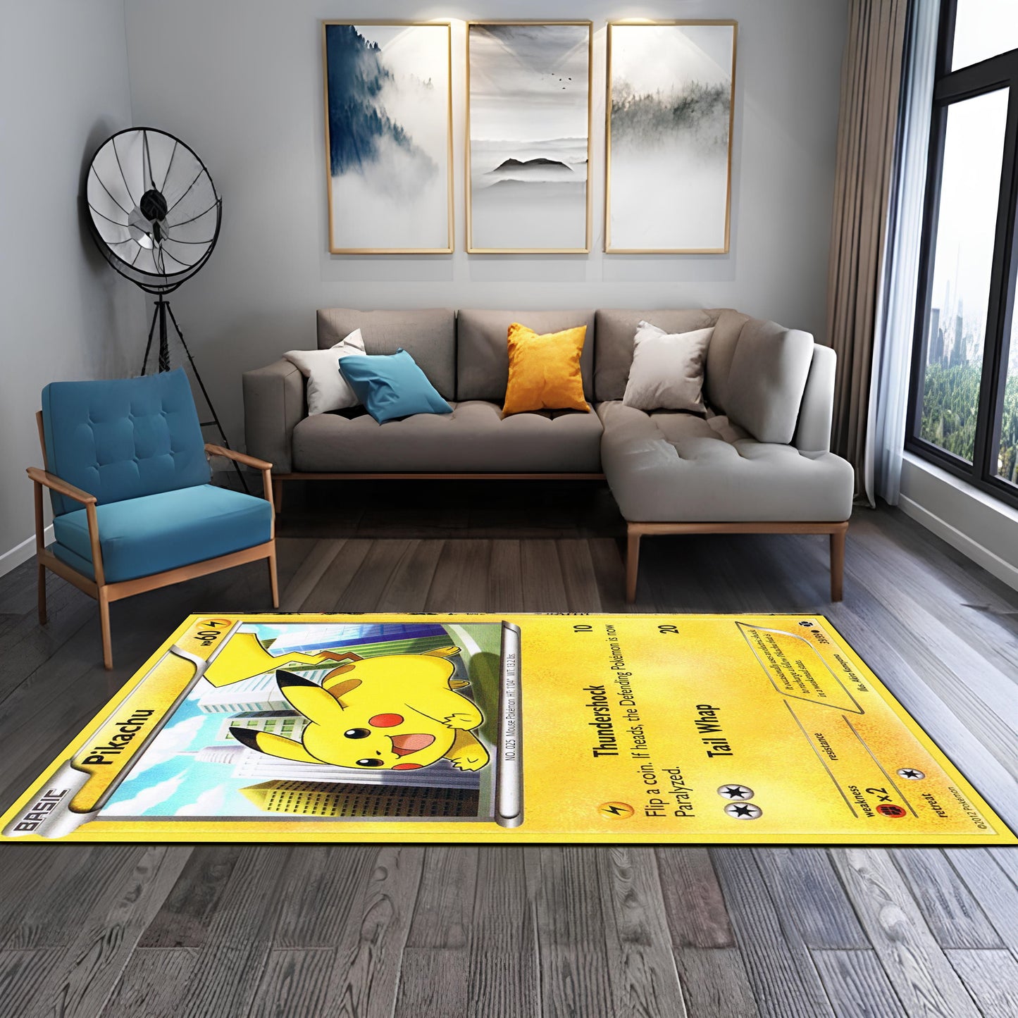 Pokemon Pikachu , Rinteria halı