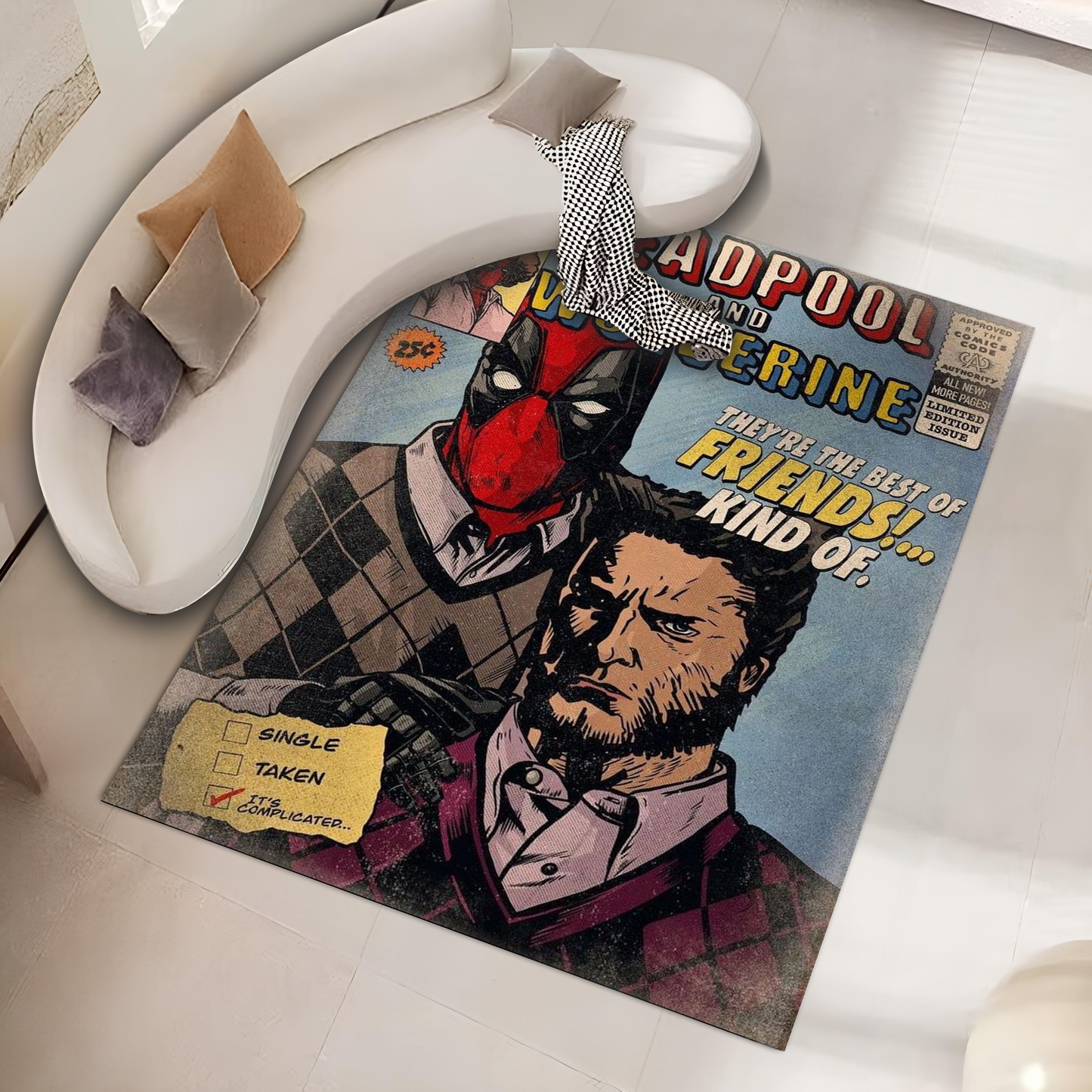 Deadpool & Wolverine comic , Rinteria halı