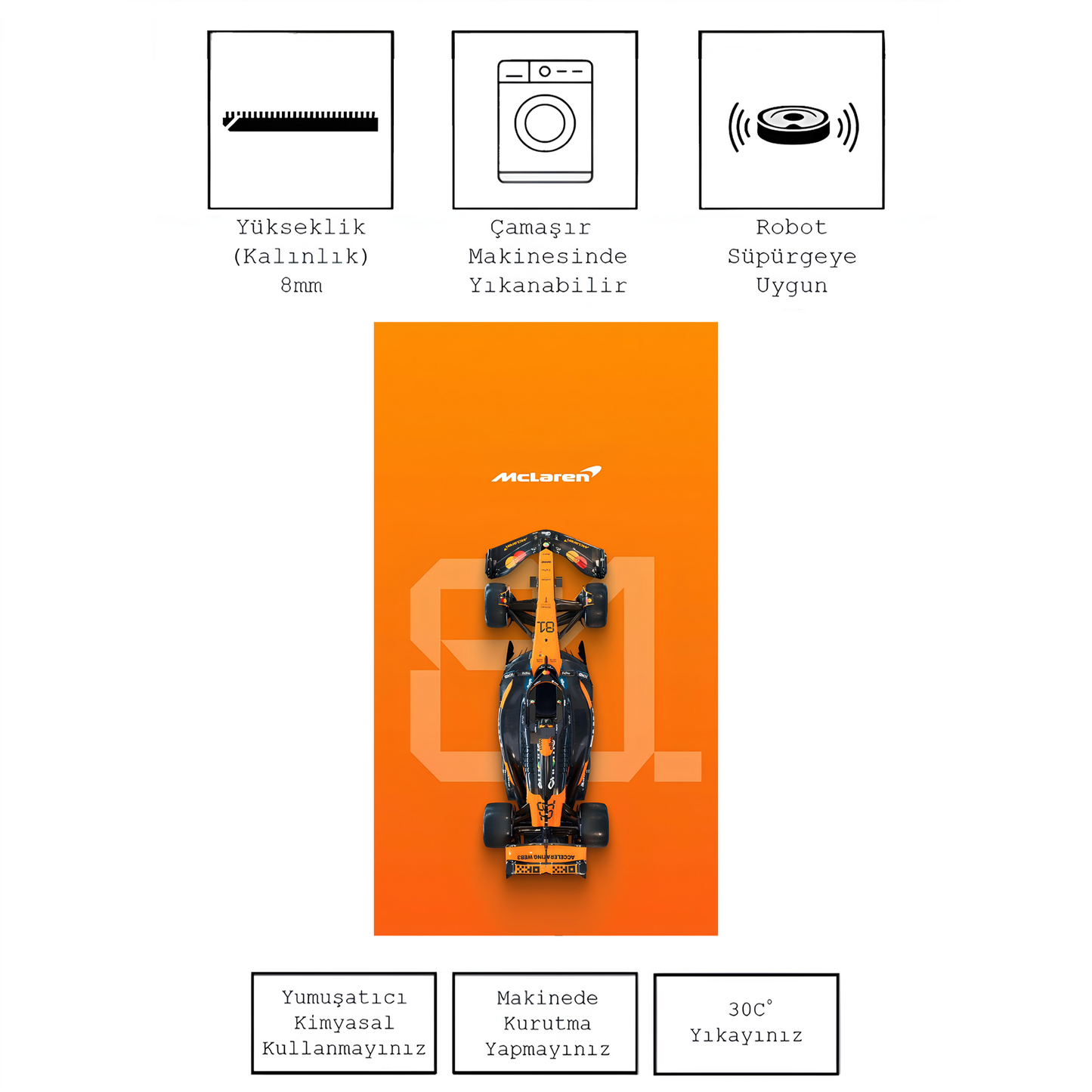 F1 McLaren , Rinteria halı