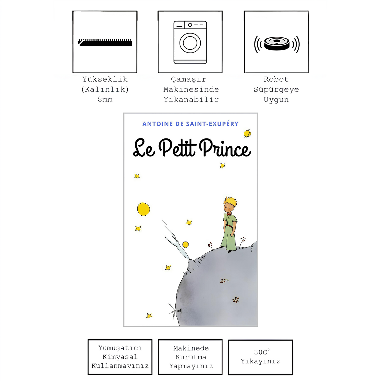 Le Petit Prince-Küçük Prens , Rinteria halı