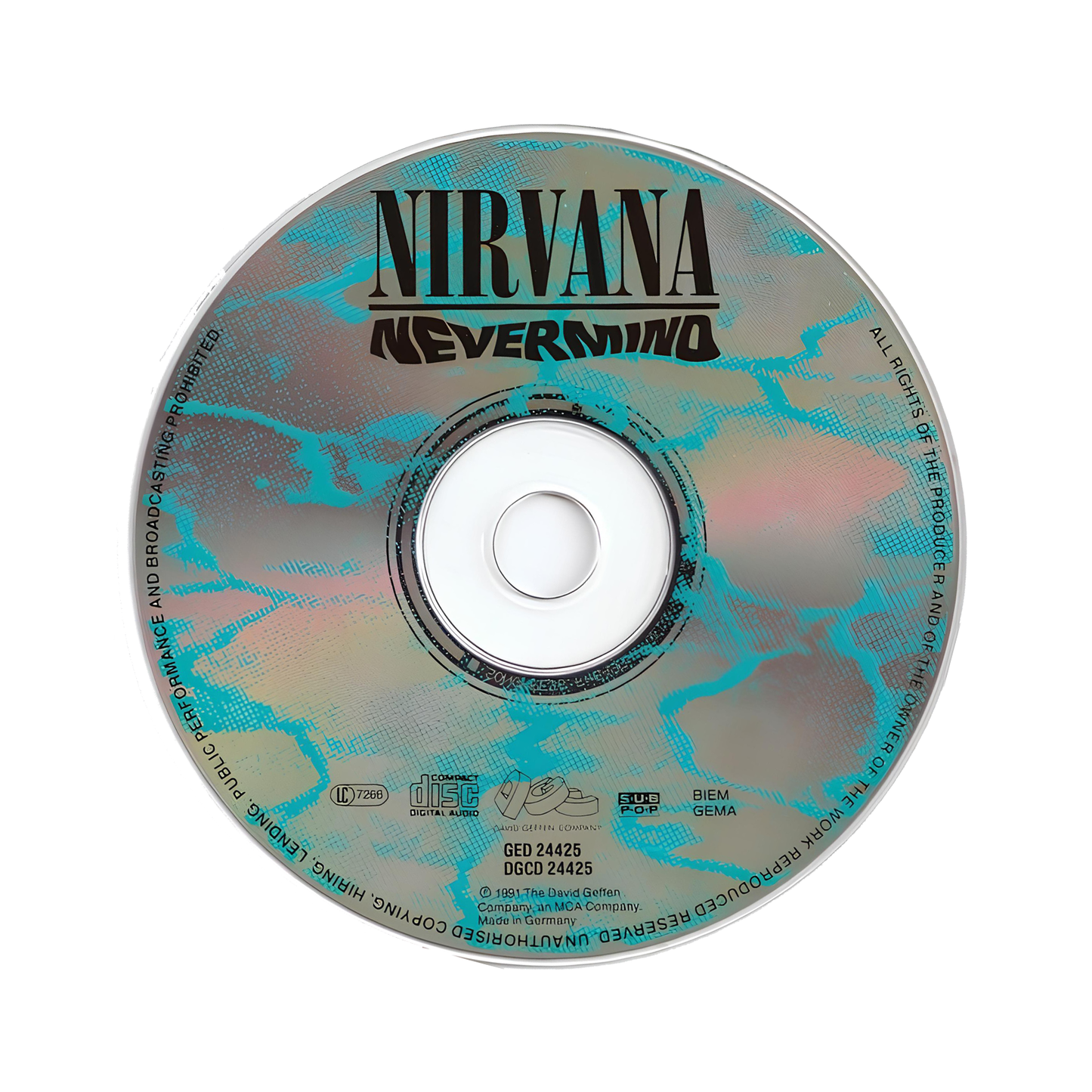 Nirvana Nevermind CD , Rinteria halı