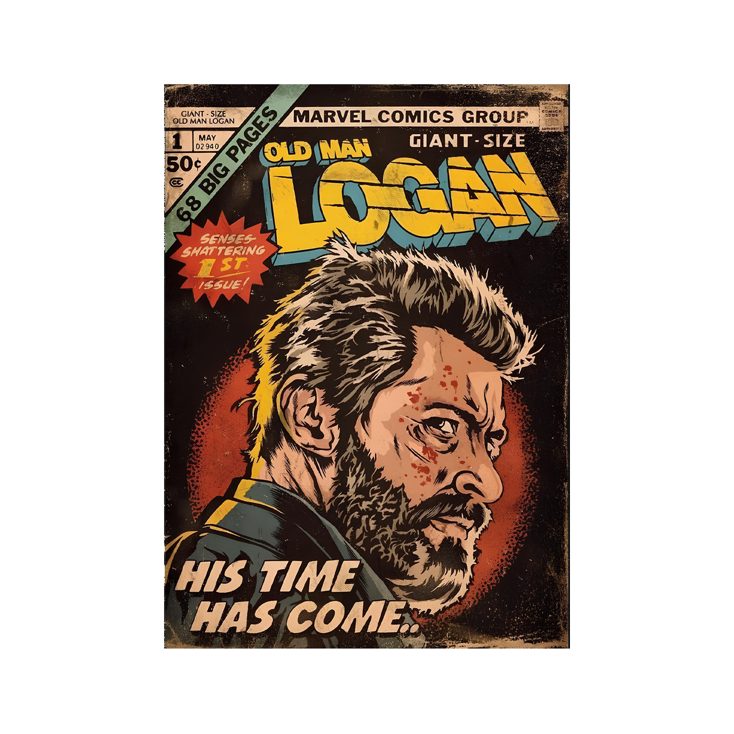 Logan Wolverine comic , Rinteria halı