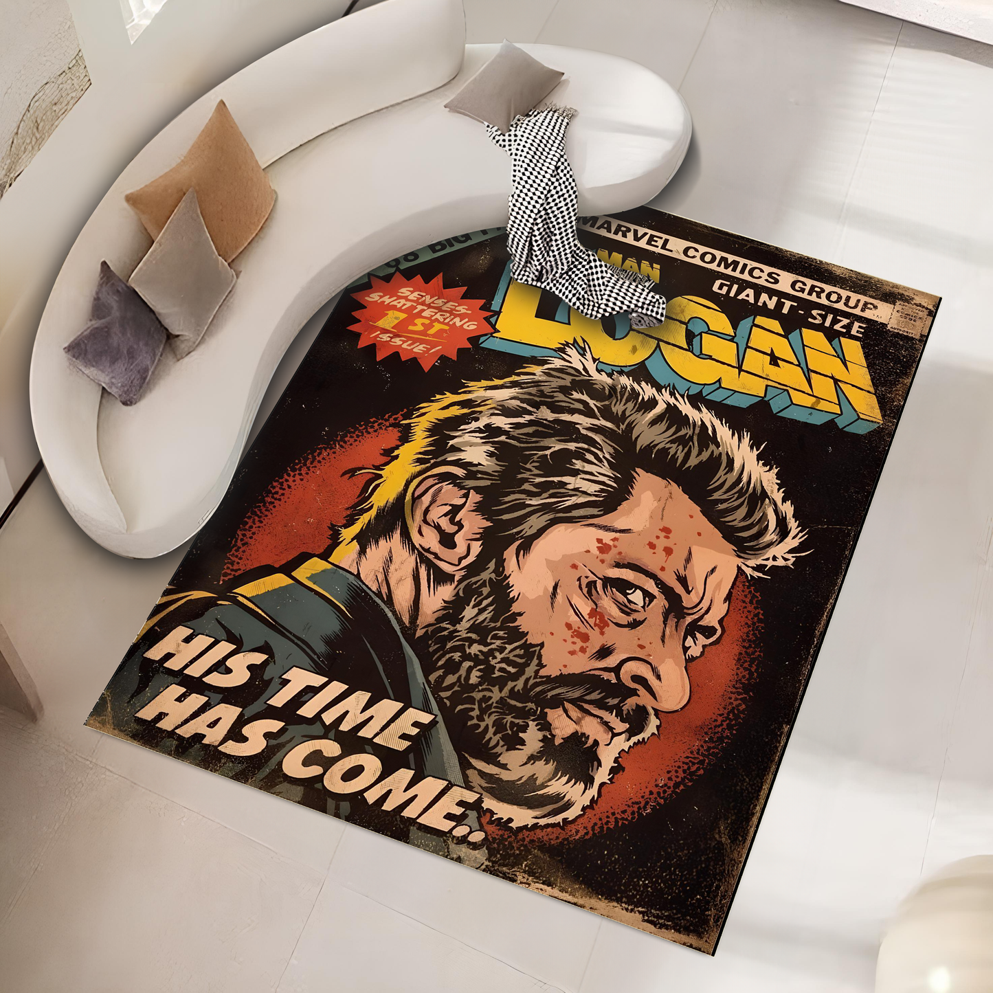 Logan Wolverine comic , Rinteria halı