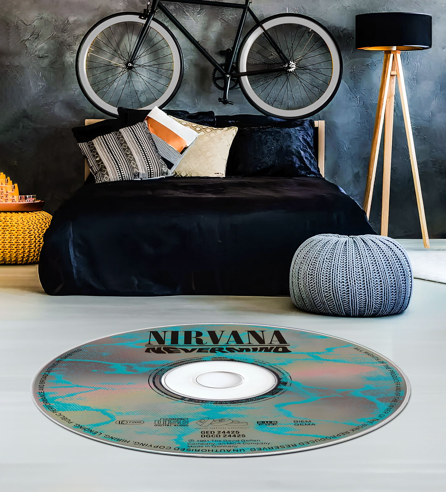 Nirvana Nevermind CD , Rinteria halı