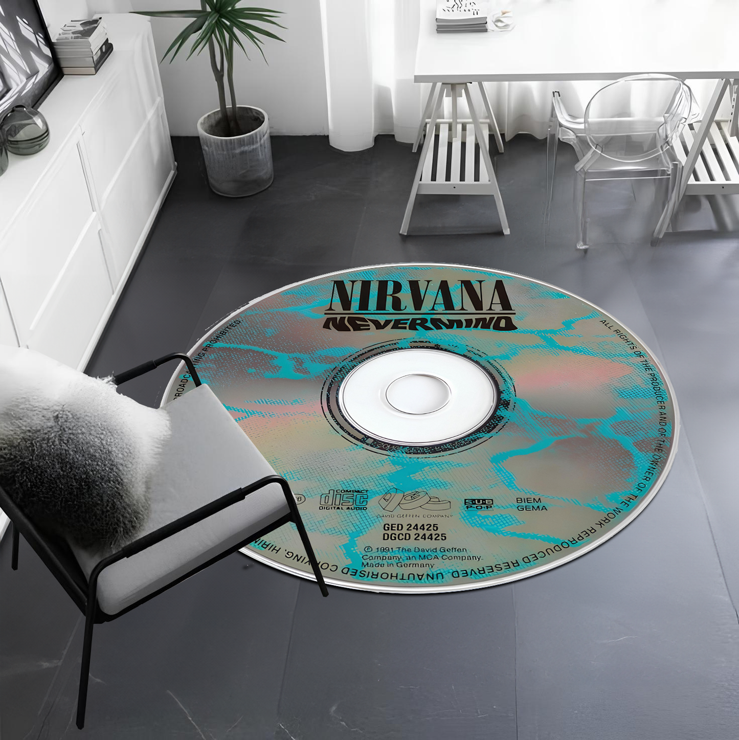 Nirvana Nevermind CD , Rinteria halı