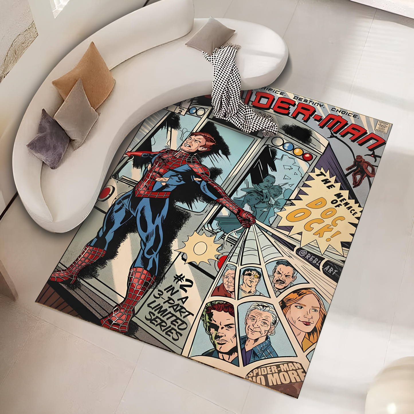 Spider-Man comic , Rinteria halı