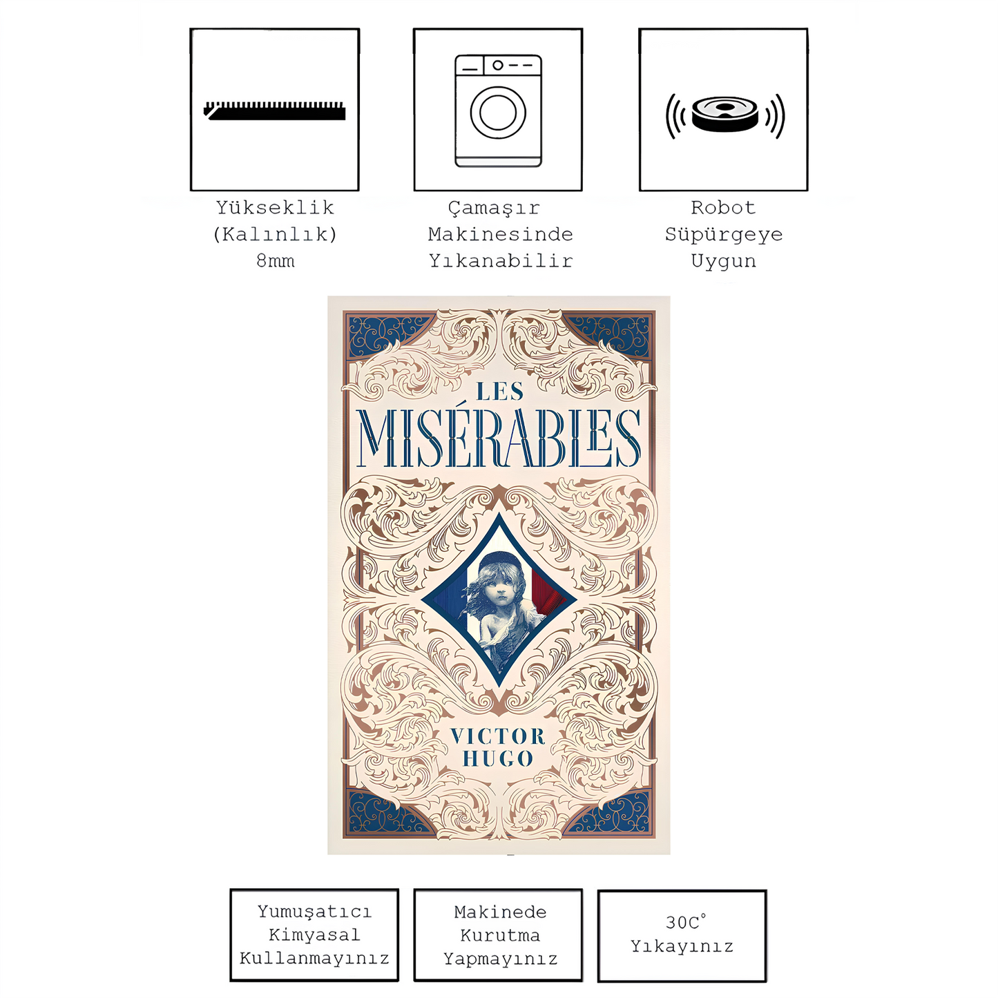 Miserables-Sefiller , Rinteria halı