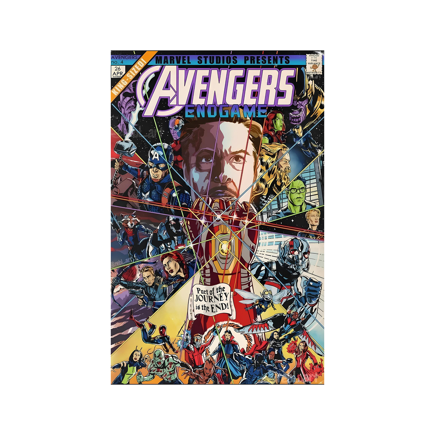 Avengers endgame comic  , Rinteria halı