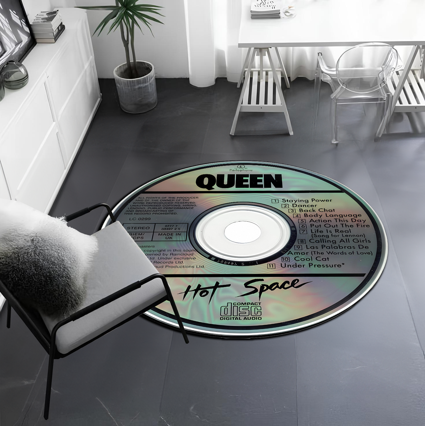 Queen Hot Space CD , Rinteria halı