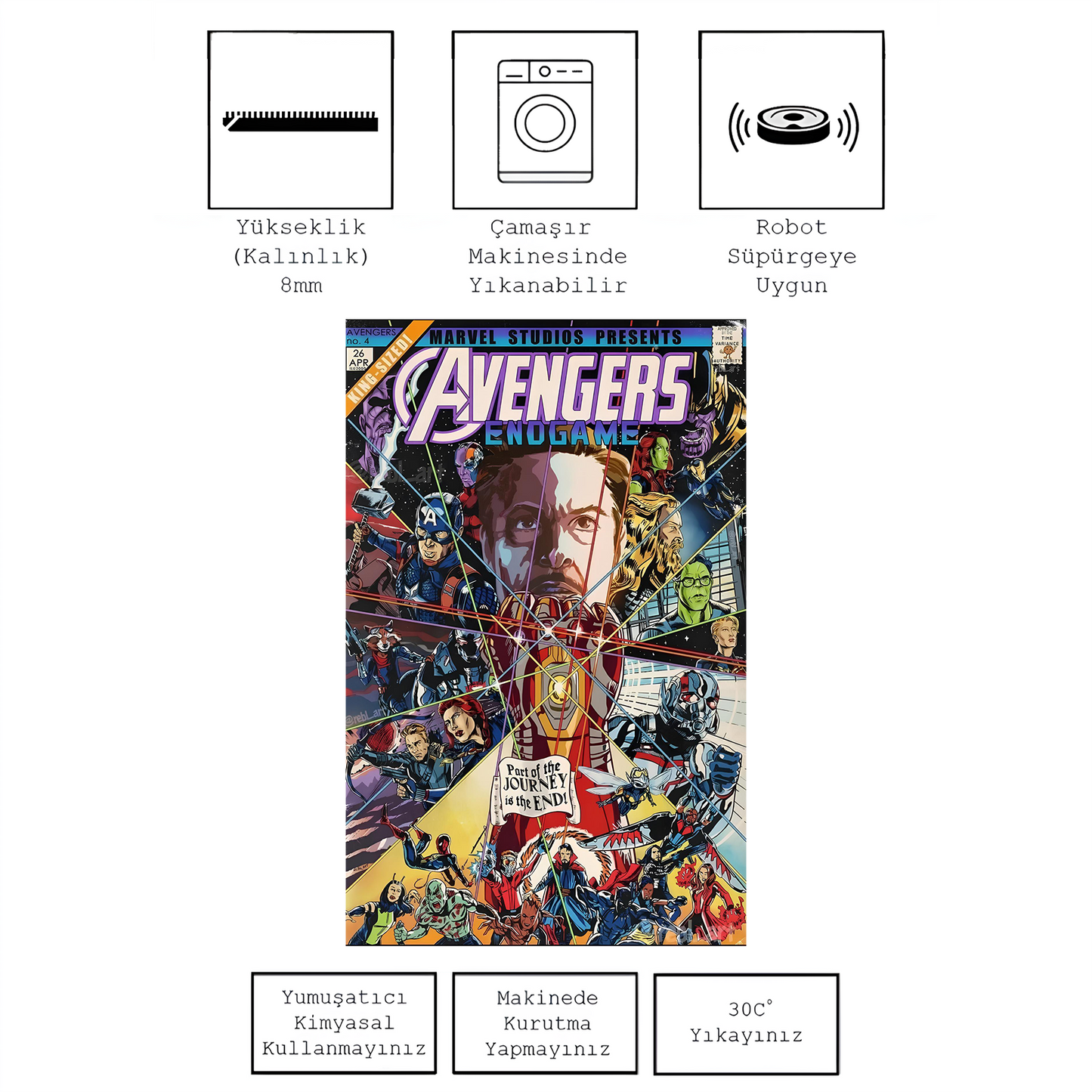 Avengers endgame comic  , Rinteria halı