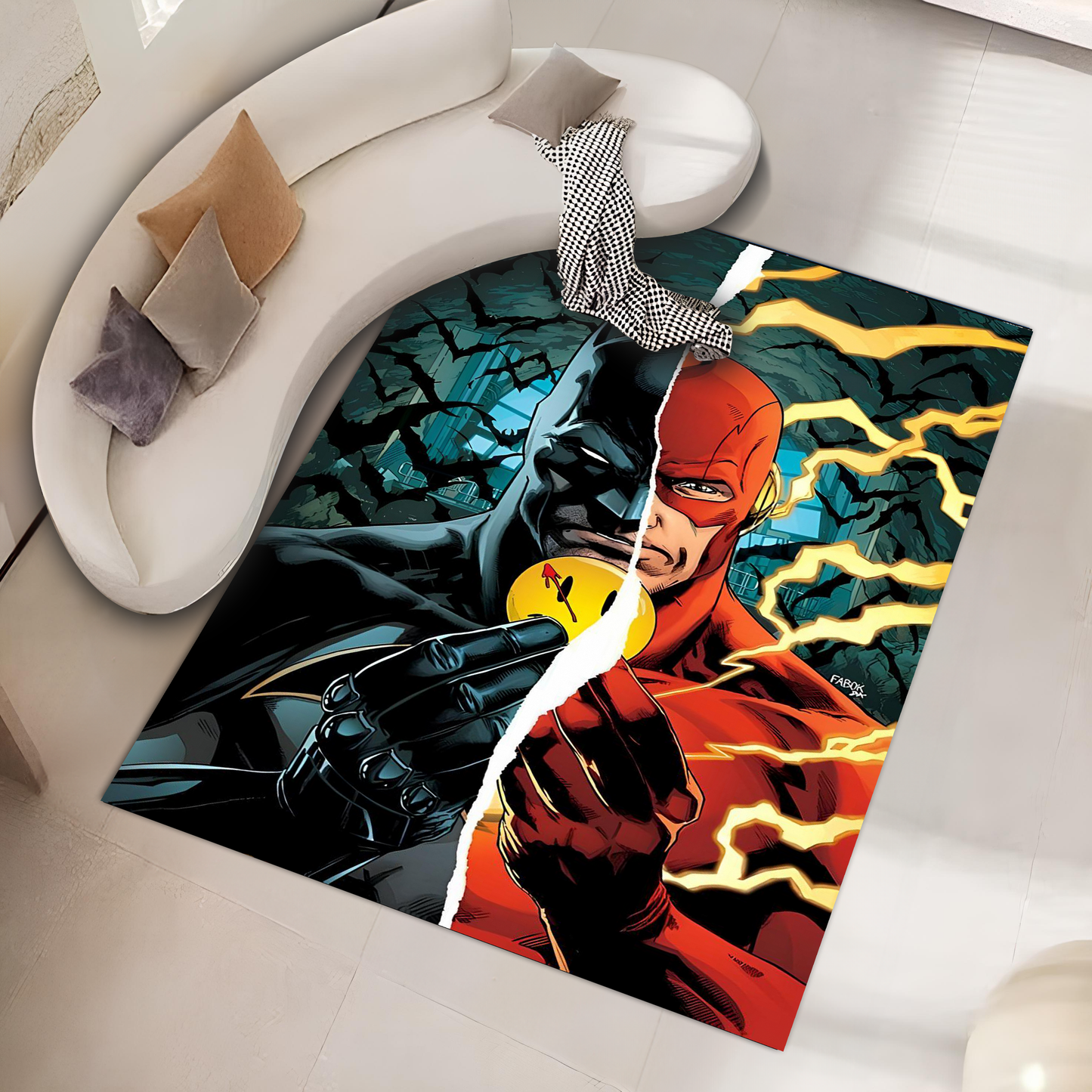 Batman & Flash comic  , Rinteria halı