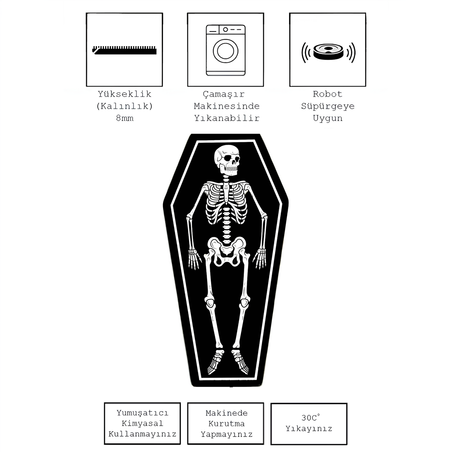 Halloween Tabut V5 , Rinteria halı