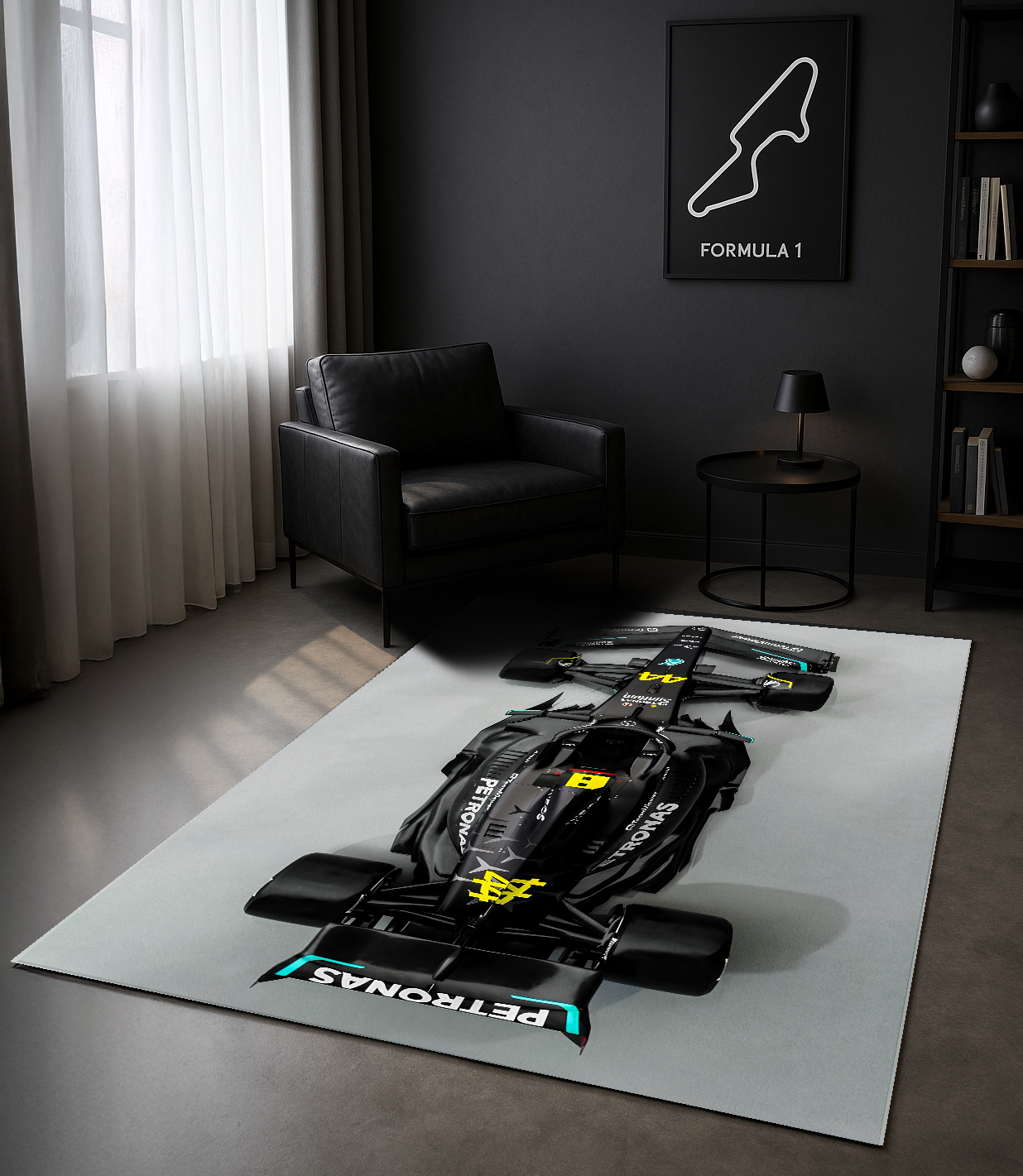 F1 Mercedes AMG , Rinteria halı