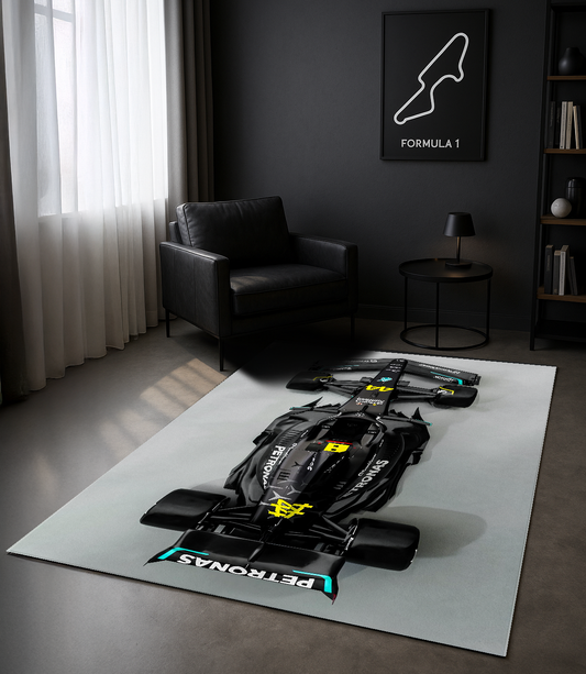 F1 Mercedes AMG , Rinteria halı