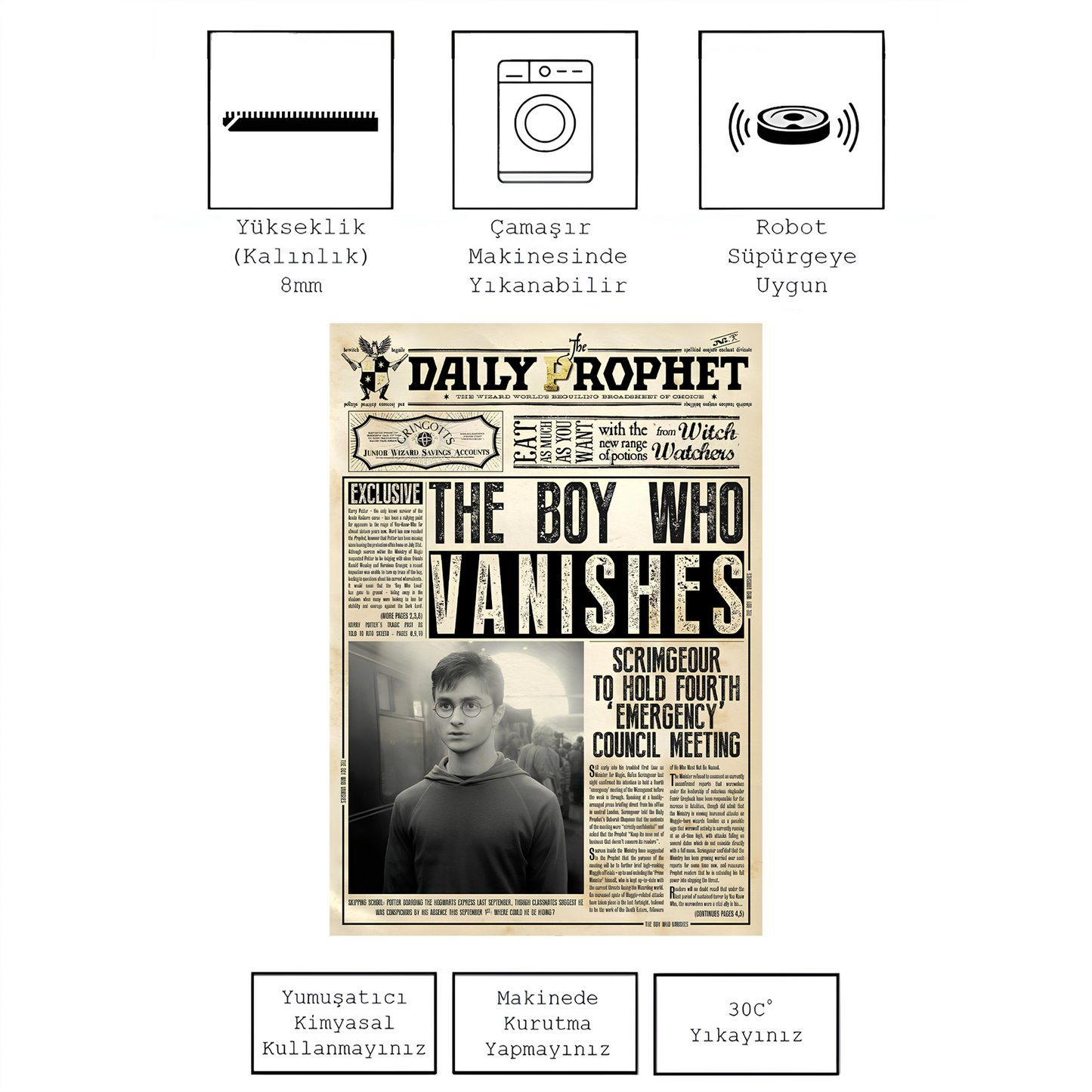 Harry Potter - Vanishes , Rinteria halı
