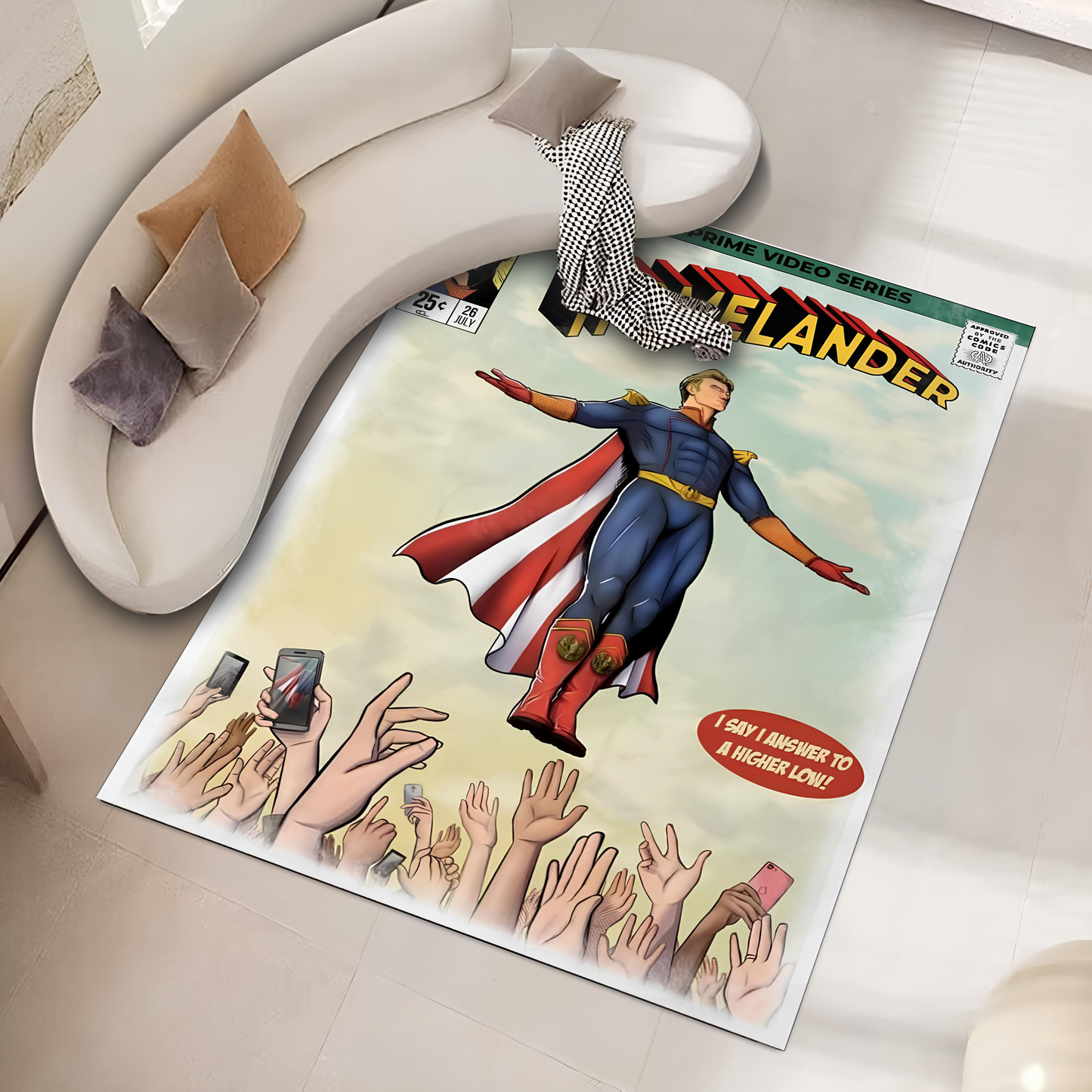 The Boys Homelander comic  , Rinteria halı