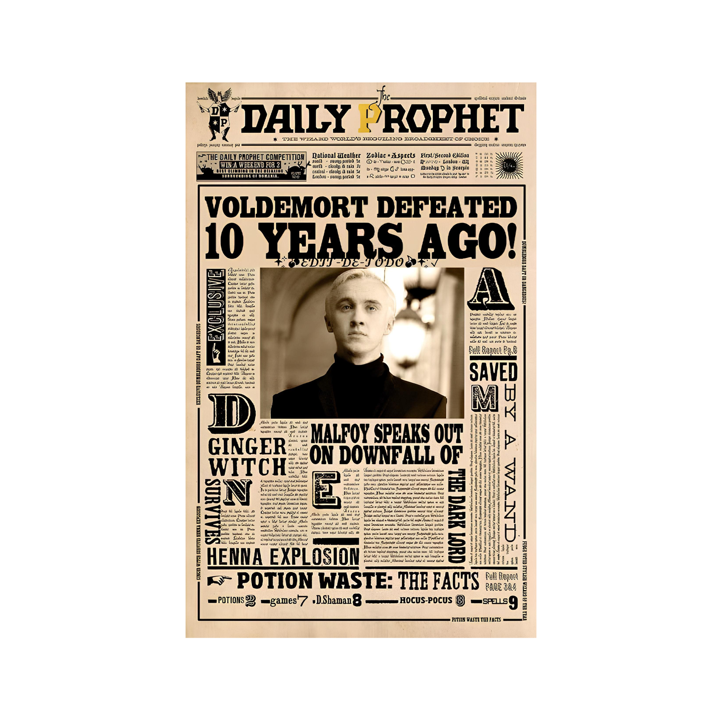 Harry Potter - Draco Malfoy , Rinteria halı