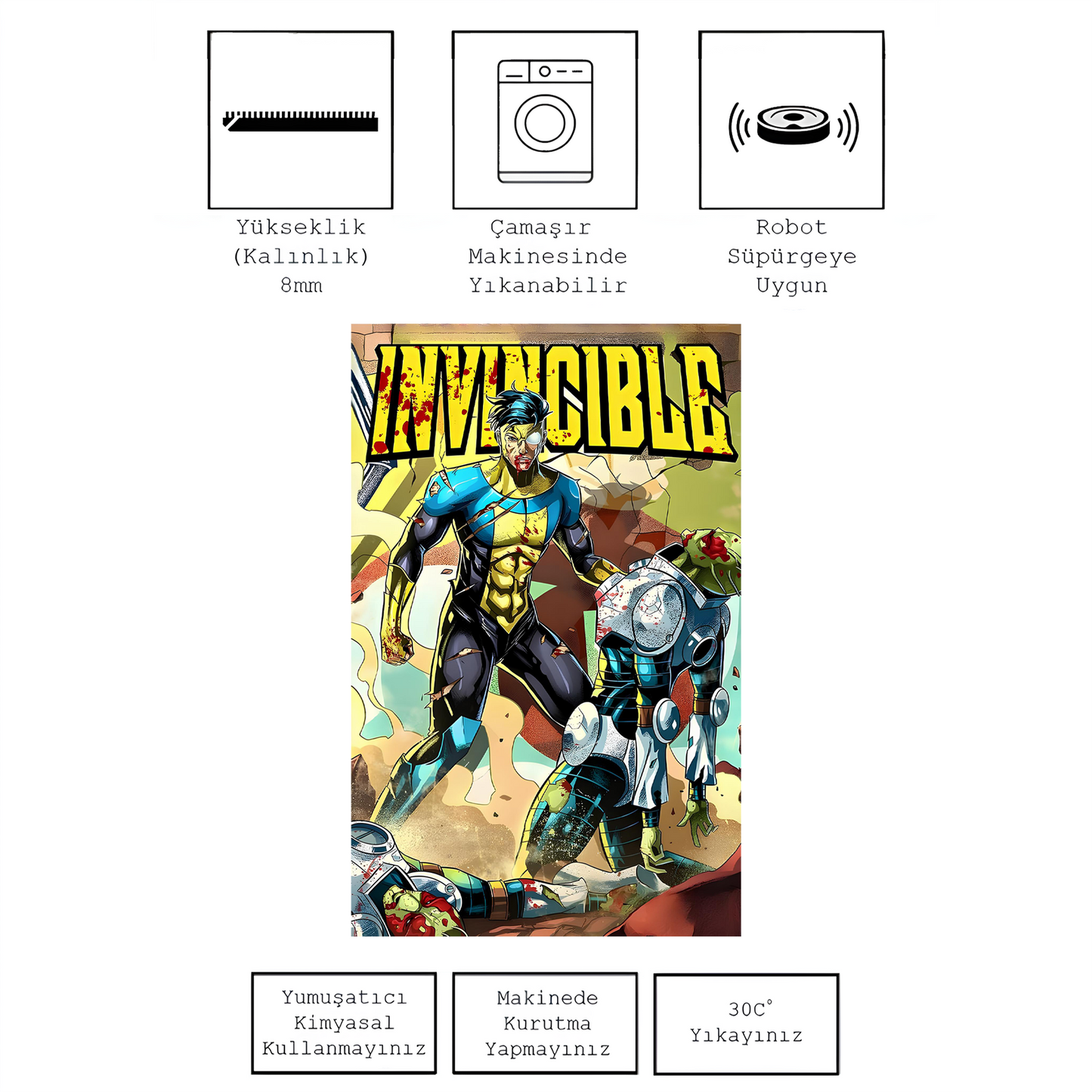 Invincible comic , Rinteria halı